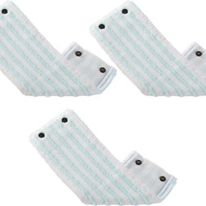 Leifheit Clean Twist M/Combi Clean M vloerwisser Vervangingsdoek met Drukknoppen Micro Duo33 cm Set van 3