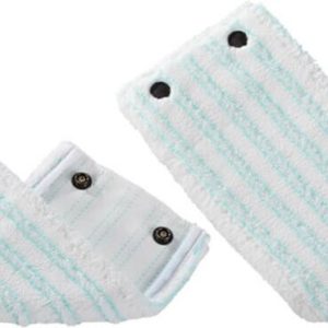 Leifheit Clean Twist XL/Combi Clean XL Vloerwisser Vervangingsdoek met Drukknoppen Micro Duo 42 cm Set van 2