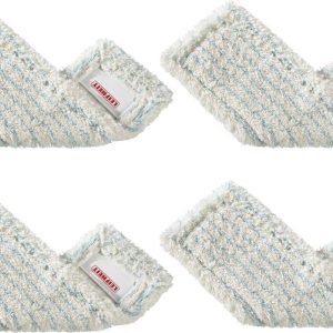 Leifheit Profi Overtrek Vloerwisser XL 42 cm Gevouwen Cotton Plus Set van 4