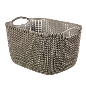 Curver Opbergmand Knit-Look 19L Bruin