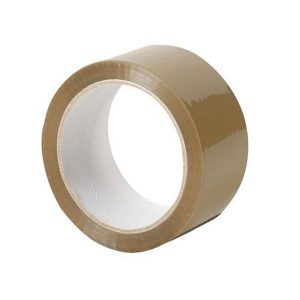 Toppoint Plakband 50mm x 66M Bruin