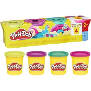Play-Doh 4 Pack Levendige Kleuren