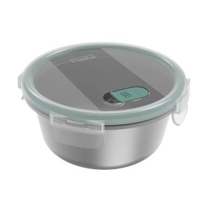 Rotho Nala Clic and Lock Vershouddoos 0.9L Mistletoe Green/RVS