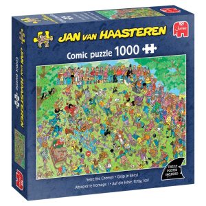 Jumbo Puzzel Jan van Haasteren Grijp Je Kaas! 1000 Stukjes + Poster