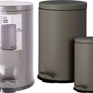 Excellent Houseware Pedaalemmer Set 20L & 5L Brons