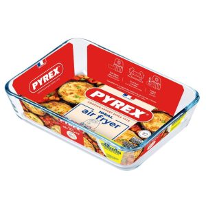Pyrex Airfryer Glazen Ovenschaal 19x14x5 cm