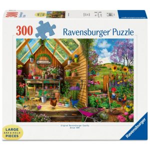 Ravensburger Puzzel Blik in het Tuinhuis 300 XL Stukjes
