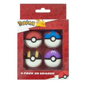 Pok&eacute;mon Gum Pokeballen 4 Stuks