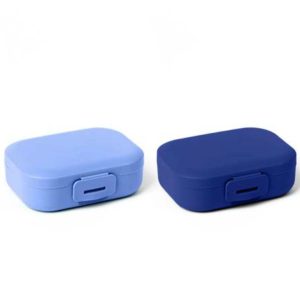 Day To Day Snackboxen 2x250ml Blauw/Lichtblauw