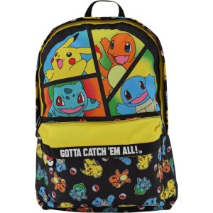 Pok&eacute;mon Rugtas 42x30x18 cm Zwart/Geel