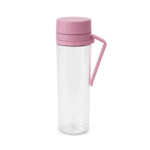 Brabantia Make & Take Waterfles met Zeef 0.5L Roze/Transparant