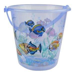 Summertime Emmer Zeedieren 19 cm Blauw/Transparant