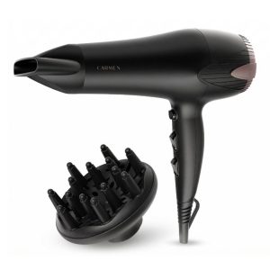 Carmen CHD2365B F&ouml;hn 2300W Zwart/Campagne