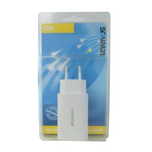 Scanpart Lader 2x USB-C 45W Wit