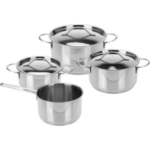 Excellent Houseware Pannenset 7-delig RVS