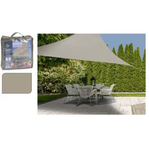 Ambiance Schaduwdoek Driehoek 360x360x360 cm Zand