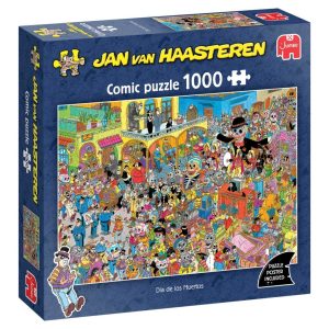 Jumbo Puzzel Jan van Haasteren D&iacute;a De Los Muertos 1000 Stukjes + Poster