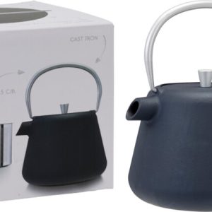 Excellent Houseware Theepot Gietijzer 1L Grijs