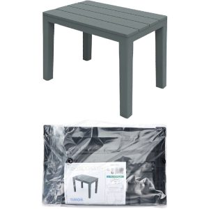 Pro Garden Bankje Timor 60x38.5x45 cm Antraciet
