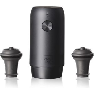 Vacuvin Electrische Wijnstopper Zwart