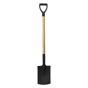 Pro Garden Schep met Houten Steel 115 cm Zwart/Hout