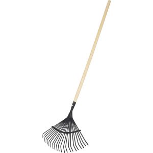 Pro Garden Bladhark 150 cm Hout/Metaal/Zwart