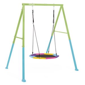 Intex 44111 Saucer Swing Schommel 200x235x201 cm Groen/Blauw