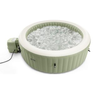 Intex 28426NP PureSpa Bubble Massage Bad 196x71 cm Olijfgroen