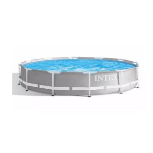 Intex 26712GS Prism Frame Pool Set 366x76 cm Grijs