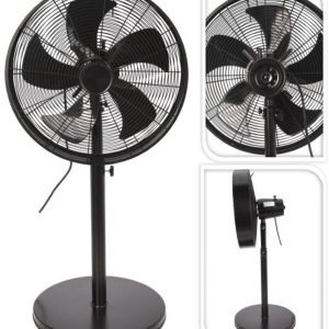Excellent Electrics Staande Ventilator 50W &Oslash;40 cm Zwart