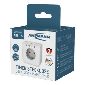 Ansmann Digitale Stekkerdoos-Timer Wit