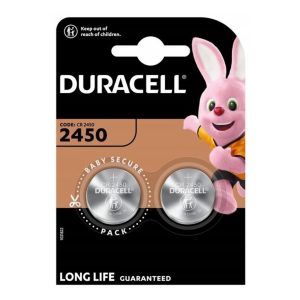Duracell CR2450 Lithium Knoopcelbatterijen 2 Stuks