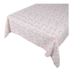 Linen&More Life in Bloom Tafelkleed 140x250 cm Roze/Katoen