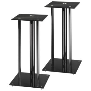 Hama Luidsprekerstandaard voor Zware Boxen Zwart/Glas