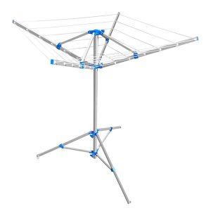 ProPlus Droogmolen met Voet + 3 Haringen Zilver/Blauw